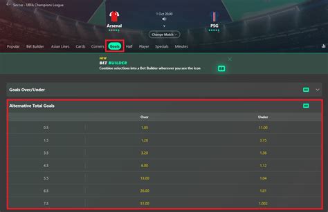 bet365 line|alternative goal line bet365.